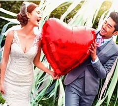 10″ 18″ 30″ Heart Foil Balloon Baby Shower Wedding Bridal Party Mother Day USA