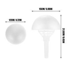 Bouquet Holder For Fresh Flowers White Foam For Wedding 2 Sets