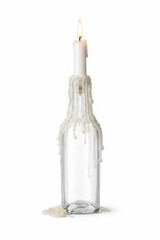 Drip Candles – 6 Pack Dripping Wax Candles, 6.5” Unscented Tapers for White