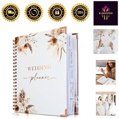 Portable Boho Wedding Organizer – Elegant Design for Effortless Wedding Planning