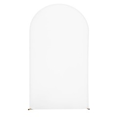 Uimoso Metal Arch Backdrop Stand with Cover Set, 7.2 x 4 ft