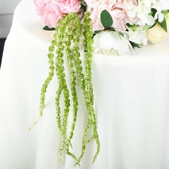 4 pcs 32″ tall Green Artificial Plant Amaranthus Branches Strands with Leaves