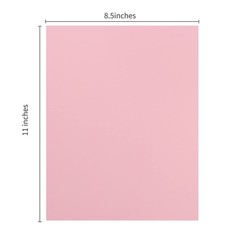 30 sheets Cardstock Paper 8 1/2 x 11 Inches for Crafts 8.5 x 11 inches, Pink