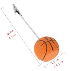 Xiaoyztan Card Stand Memo Clip,Basketball Picture Holder Table Basketball