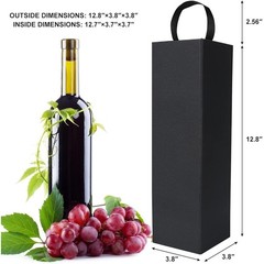 High Quality Magnetic Wine Gift Box Elegant Cardboard Holder Weddings Birthdays