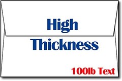 Ultra Thick White A9 Envelopes – Sturdy, Durable, 50 Envelopes,