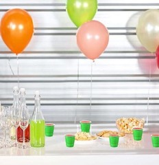 100 Pack 2 oz Green Plastic Shot Cups Disposable Shot Glasses green shot cups