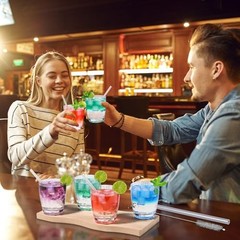 6 Pcs Plastic Drinking Tumblers of 14 oz, Acrylic Drinking Glasses 14 oz-6 pcs
