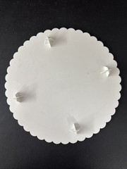 Wilton Circles of Strength 2 tier Cake Separator Plates Scalloped 10” & 11″