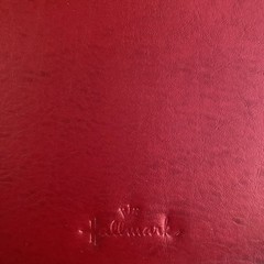 Hallmark Red Leather Guest Book 9.25” x 7” NEW in Box 72 Lined Pages LTH4398