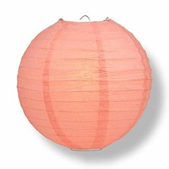 Quasimoon PaperLanternStore Decorative Paper Lantern – (Single, 6-Inch, Rosea…