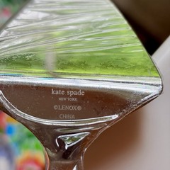 New Kate Spade Lenox Silverplate Cake Server & Knife Set w/ Bows Wedding