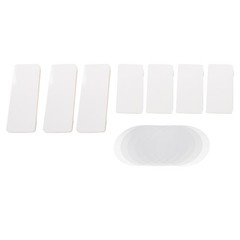 7Pcs Foldable Paper Column Display Stands Milky White Cylinder Flower Stands