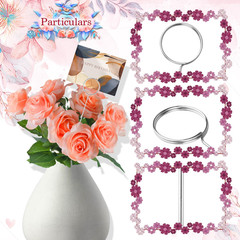 30 Pcs Metal Wire Floral Picks Wire Place Card Holder Table Name Number Clips