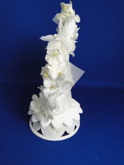 New Vintage Wilton Petite «Moonlit Show» , black tux Wedding CakeTop, 104-6239