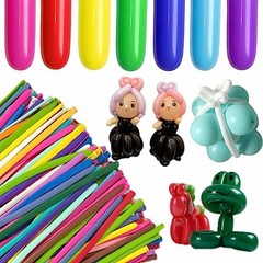 200 PCS Latex Twisting Balloons 260Q Magic Balloons Assorted Color Long