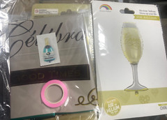Gold Green Champagne Bottle and Goblet Mylar Foil Balloons Party Supplies