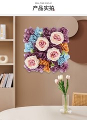 wedding Autumn peony rose hydrangea simulation flower wall wedding background