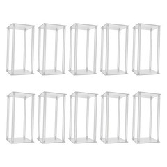10Pcs Acrylic Flower Stands Wedding Vase Centerpiece Tall Flower Stand 15.8″ H