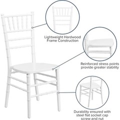 All Occasion Stackable Chiavari Chair Lightweight Wedding Banquet Event Seating