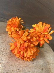 LOT OF 18 PIECES Pumpkins FLOWERS LEAVES TABLE Decor Artificial NWOT THANKSGIVIN