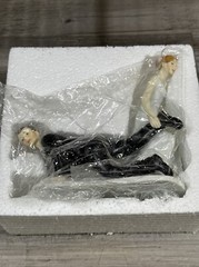 Escaping Groom Cake Topper Funny Bride Having The Upper Hand Porcelain Wedding
