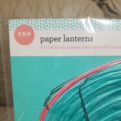 2 pk total 4 Paper Lanterns Decoration Wedding Party Festival 8″