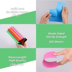 5″ x 7″ Cardstock 30 Colors, 300 x 7″-300 Sheets, 30 Colors-5″ x P