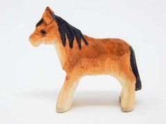 Horse Pony Cake Topper Bride Groom Love Wedding Engagement Wood Statue Farm Barn