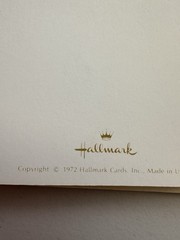 Vintage 1972 Hallmark Flower Girl Photo Album Holds 72 3.5in X 3.5in Photos