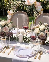 3PCS Plastic Plates – Plastic Dinnerware Sets for Guests – 100 50 Gold