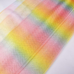 Rainbow Glitter Tulle Rolls Gradient Color for Table Runner Chair Tutu Skirt Sew