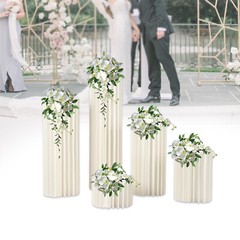 20-100cm Flower Stand Plinth Floral Display Wedding Centerpieces Stand 5 Pack