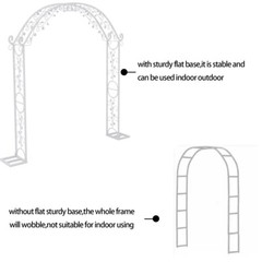 Chic Beautiful Wedding Arch Frame Garden Arbors Pergola Antirust Plating Frame