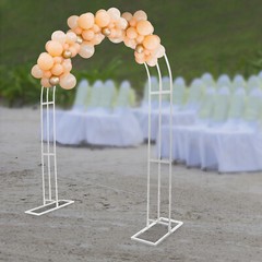 Wedding Garden Arch Trellis, 8.53Ft Backdrop Balloon Archway Decoration Stand