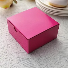 Fuchsia 100 pcs Cake FAVOR BOXES 4″x4″x2″ Wedding Party Decorations GIFT Supply