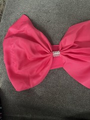 10 Pcs Fuchsia Spandex Chair Sashes Bows for Wedding Reception- Universal Cha…