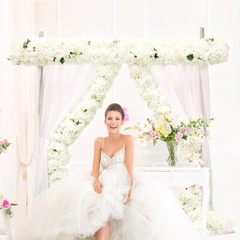 100cm Artificial Rose Flower Row Wedding Wall Floral Arrangement Backdrop Decor