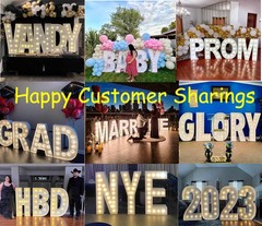 4FT Marquee Light Up Letters N, Big Letter for Baby 4 Feet, N