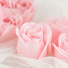 24 Rose Gold HEART ROSE PETALS SOAPS with Gift Boxes Wedding Party FAVORS Supply