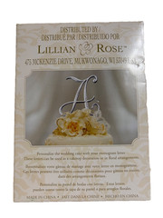 Lillian and Rose Cake Monogram ( letter L)