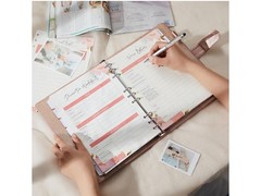 AW Bridal «Future Mrs» Wedding Planner-Rose Gold-Leather-NEW OUT OF PKG