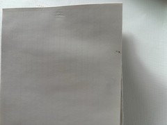 Hallmark WCA3378 Wedding Guest White Fabric Lace Floral Covered Book Vintage
