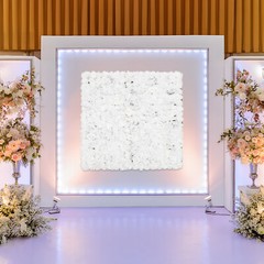 Artificial Flower Wall Panel DIY Wall Mat Silk Floral Wedding Party Backgrounds