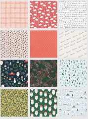 Christmas Scrapbook Paper Pad with Stickers – 24 Single-Sided