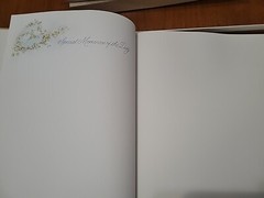 1991 C.R. GIBSON OUR 50th WEDDING ANNIVERSARY GUEST & GIFT BOOK W/pen