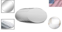 Stunning 10-Piece Set of Round Mirror Centerpieces for Weddings and Interiors
