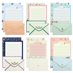 KSIWRE 36 PCS Stationary Set with Envelopes,6 Different Style Cute Letter Wri…