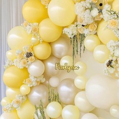 Yellow Balloon Arch Kit Double 5 inches, 12 18