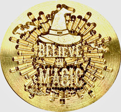 Believe in Magic Wax Seal Stamp Head, 1″ diameter – cute design with Witch’s Hat